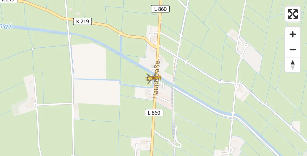 Flugroute Rettungshubschrauber Butjadingen - Butjadingen, 12 April 2026, 06:44