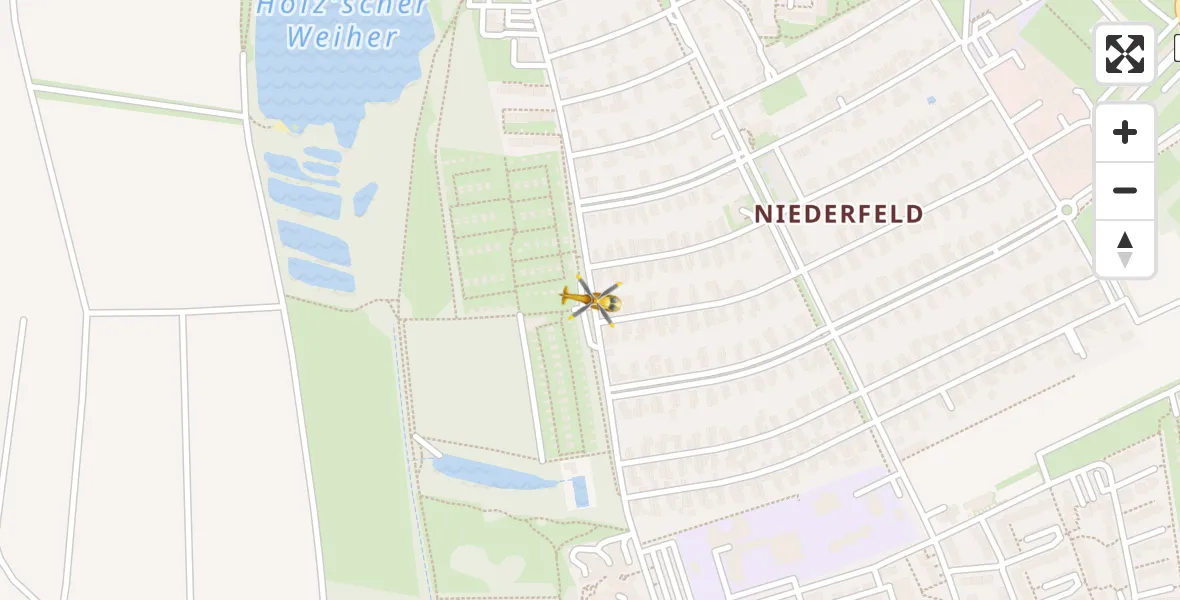 Flugroute Rettungshubschrauber Ludwigshafen am Rhein - Ludwigshafen am Rhein, 12 April 2026, 10:08