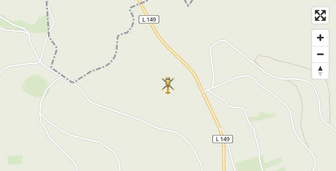 Flugroute Rettungshubschrauber Nonnweiler - Nonnweiler, 12 April 2026, 13:41