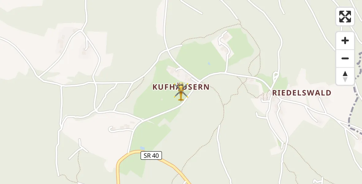 Flugroute Rettungshubschrauber Haibach - Haibach, 12 April 2026, 15:33