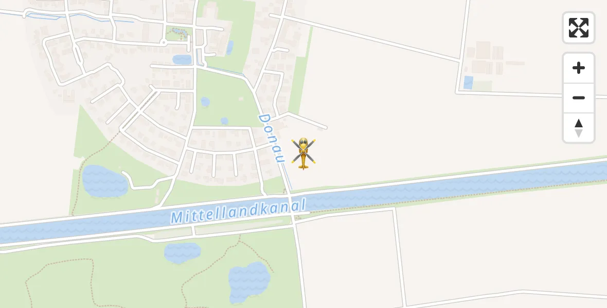 Flugroute Rettungshubschrauber Sehnde - Sehnde, 12 April 2026, 16:51