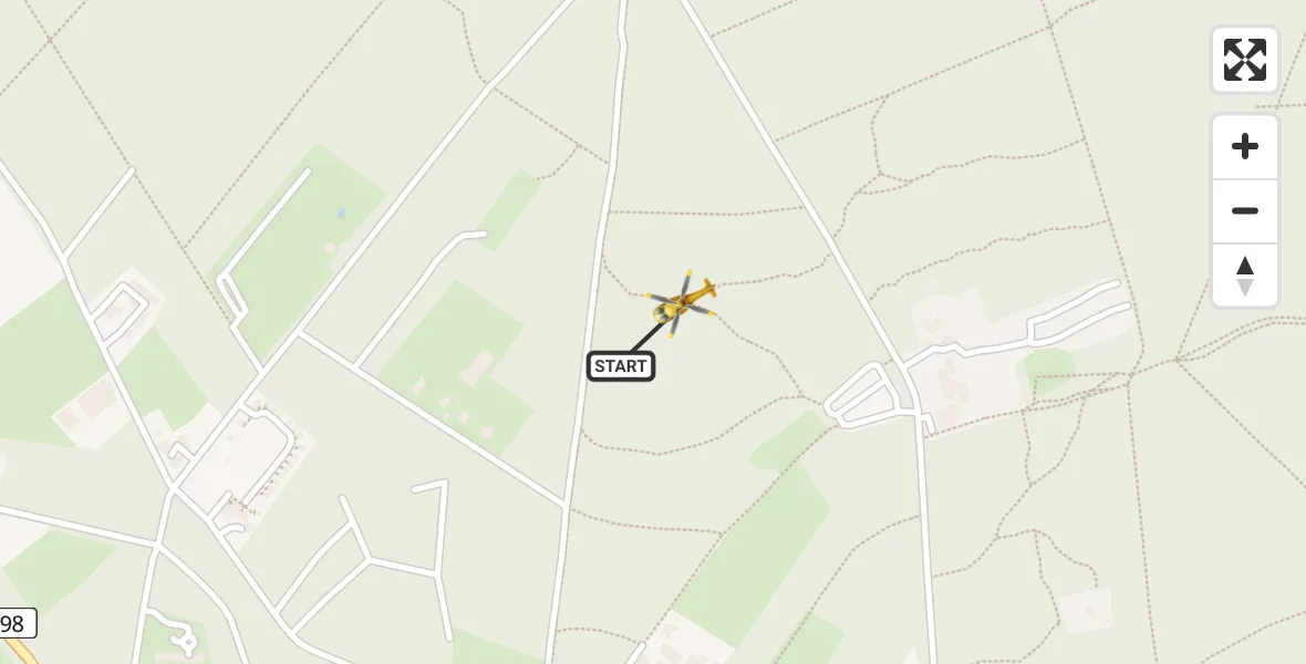 Flugroute Rettungshubschrauber Oer-Erkenschwick - Oer-Erkenschwick, 12 April 2026, 18:04