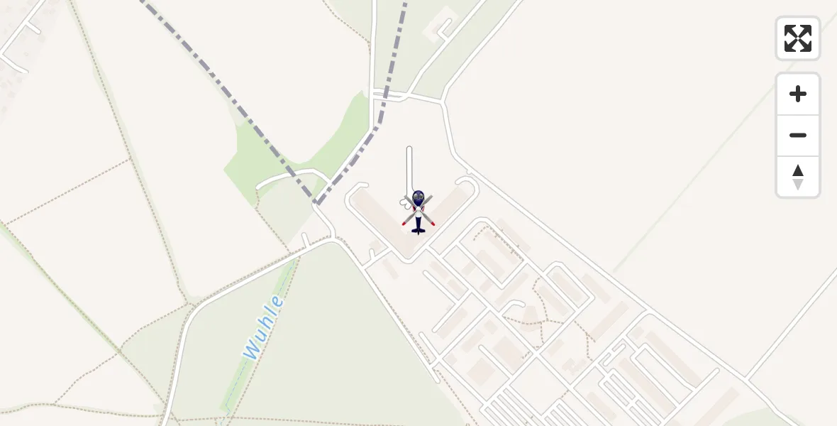 Flugroute Polizeihubschrauber Ahrensfelde Hubschrauberlandeplatz - Ahrensfelde Hubschrauberlandeplatz, 12 April 2026, 22:12