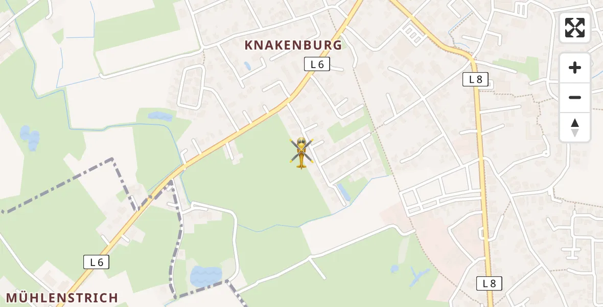 Flugroute Rettungshubschrauber Esens - Esens, 13 April 2026, 01:30