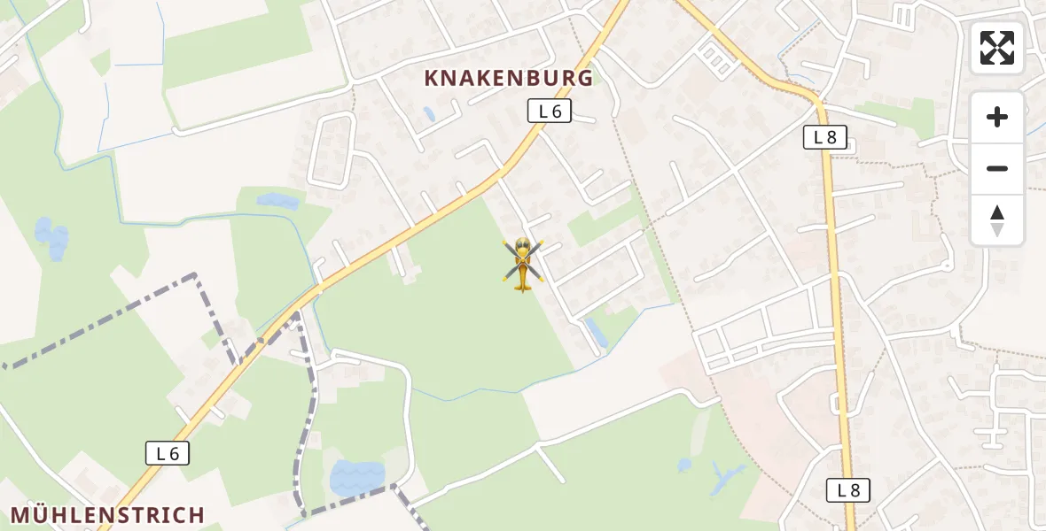 Flugroute Rettungshubschrauber Esens - Esens, 13 April 2026, 01:30