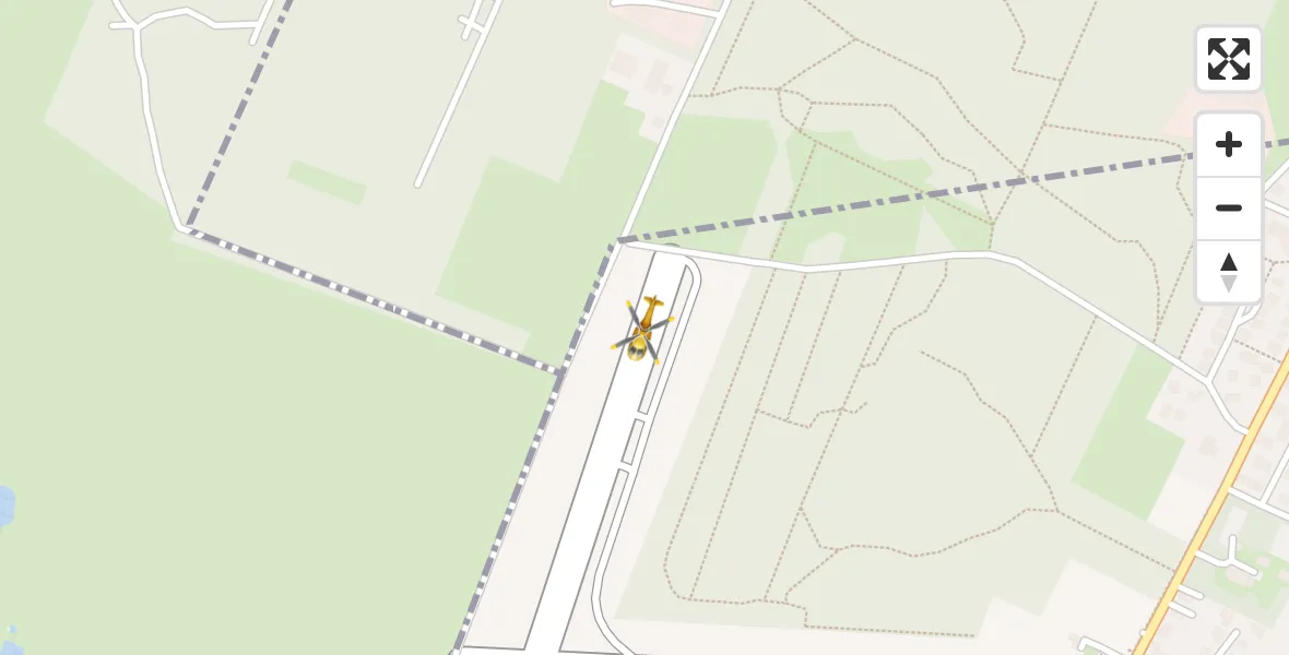 Flugroute Rettungshubschrauber Wyk auf Föhr Flughafen - Wyk auf Föhr Flughafen, 13 April 2026, 05:31