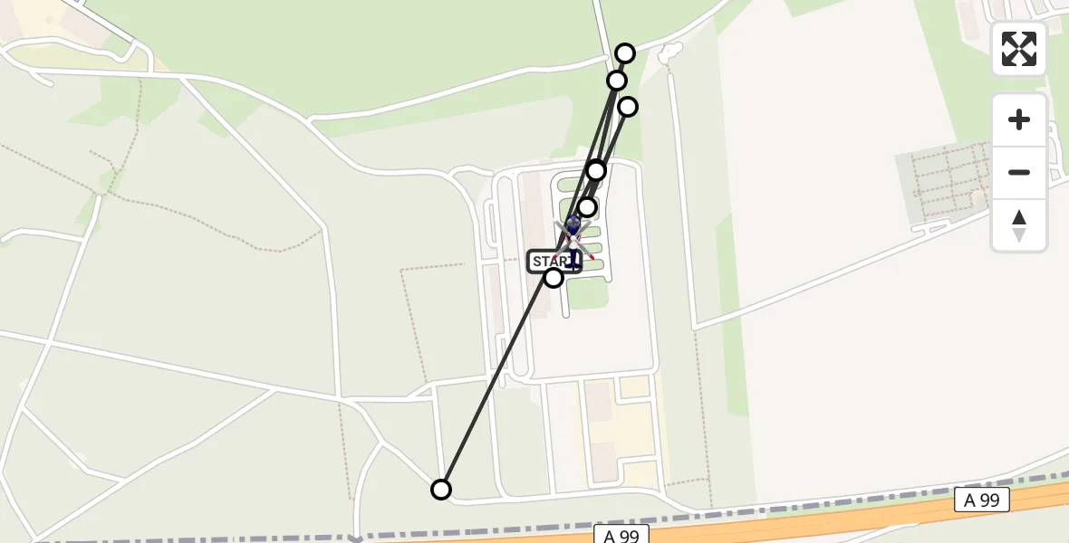 Flugroute Polizeihubschrauber Oberschleißheim - Oberschleißheim, 13 April 2026, 07:43