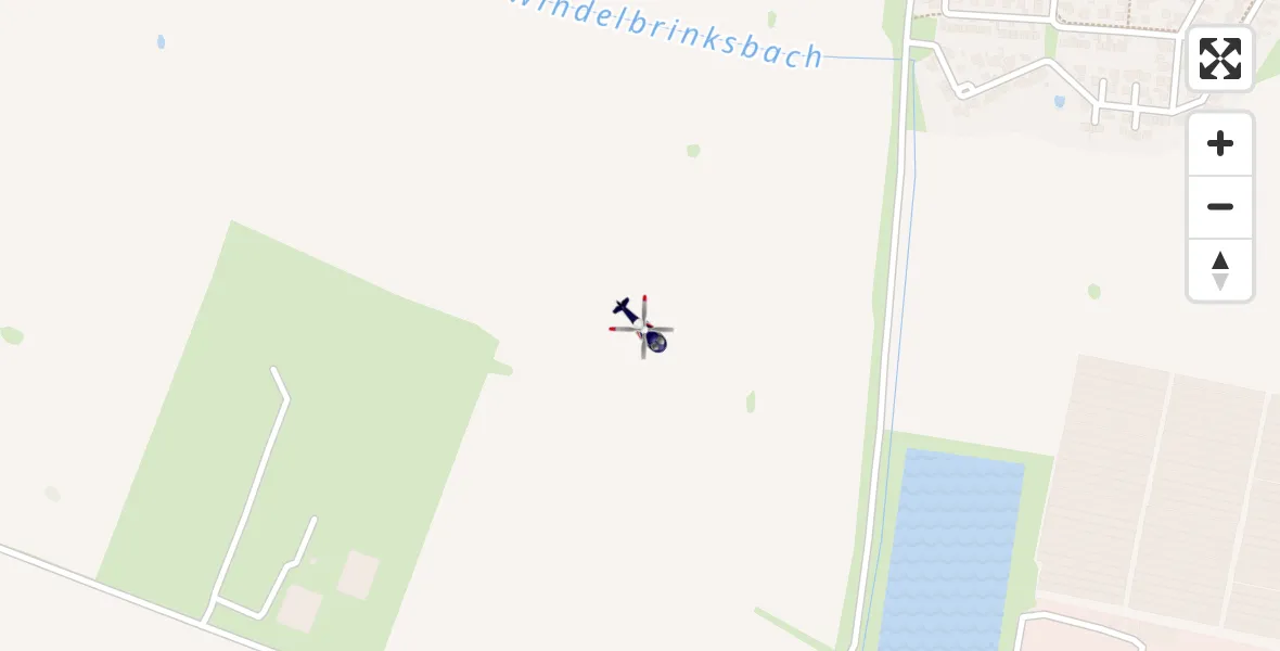 Flugroute Polizeihubschrauber Rövershagen - Rövershagen, 13 April 2026, 10:36