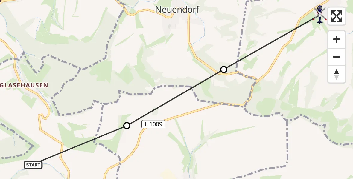 Flugroute Polizeihubschrauber Heilbad Heiligenstadt - Berlingerode, 13 April 2026, 11:29