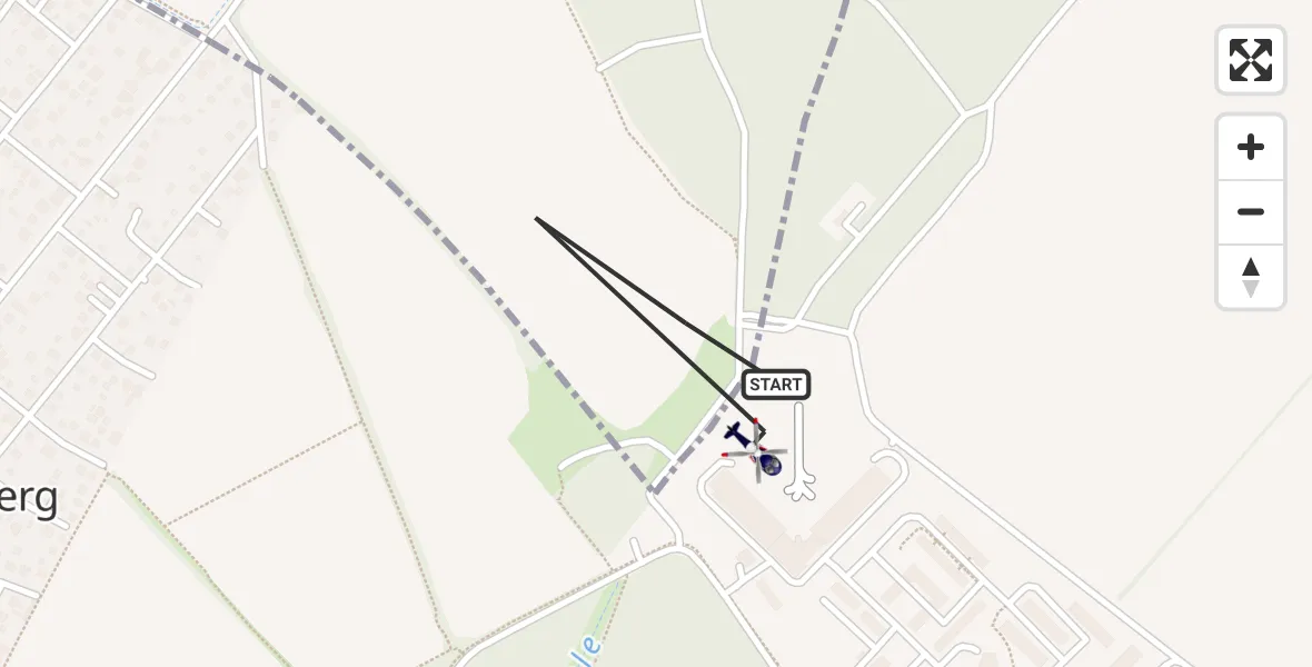 Flugroute Polizeihubschrauber Ahrensfelde Hubschrauberlandeplatz - Ahrensfelde Hubschrauberlandeplatz, 13 April 2026, 12:23