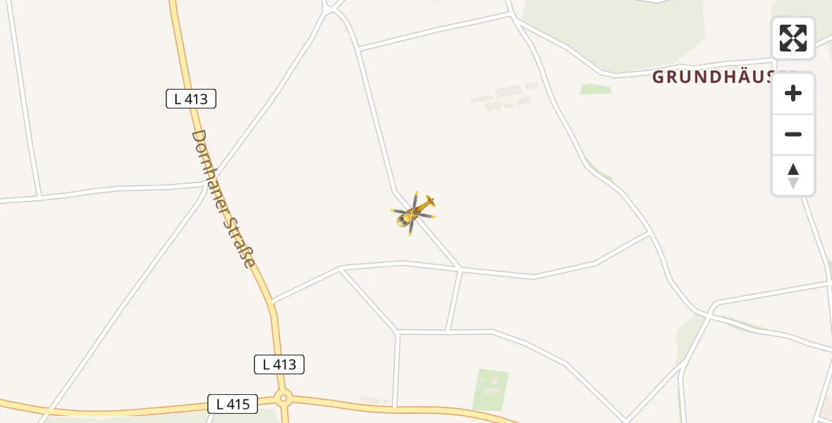Flugroute Rettungshubschrauber Oberndorf am Neckar - Oberndorf am Neckar, 13 April 2026, 14:44