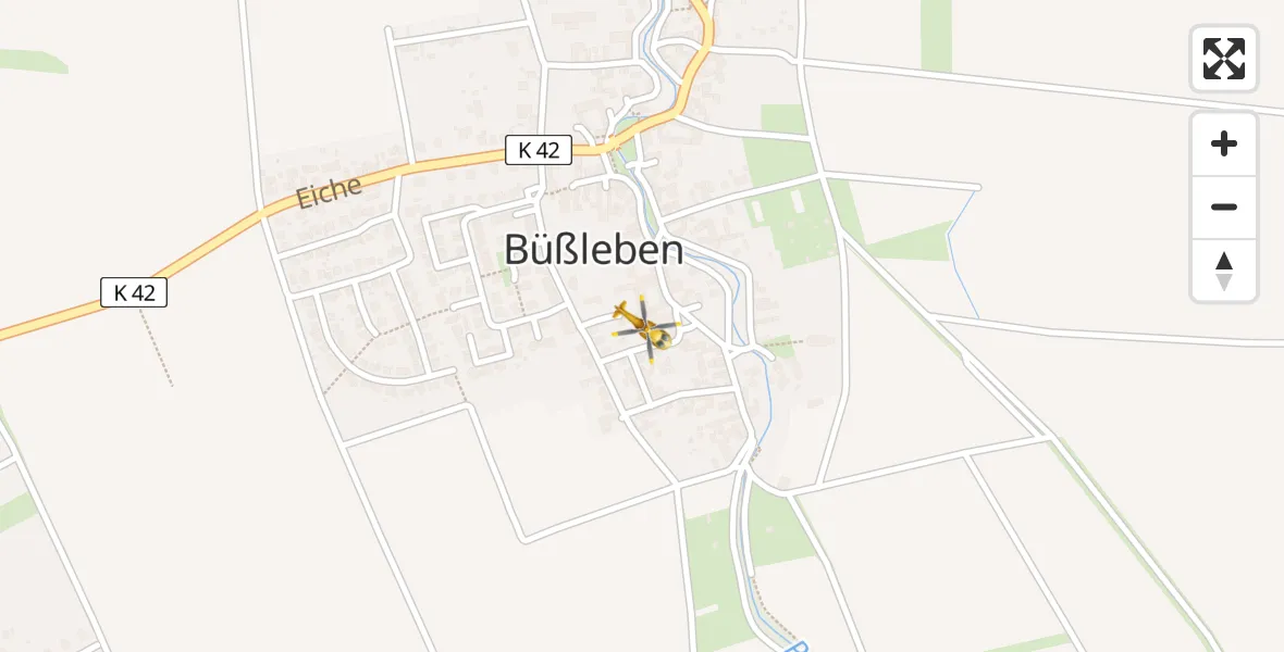Flugroute Ambulanzhubschrauber Erfurt - Erfurt, 13 April 2026, 15:44