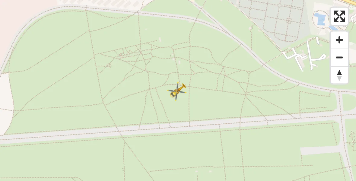 Flugroute Rettungshubschrauber Berlin Tempelhof Flughafen - Berlin Tempelhof Flughafen, 13 April 2026, 16:59
