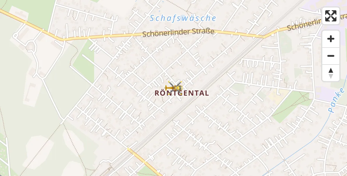 Flugroute Rettungshubschrauber Panketal - Panketal, 13 April 2026, 17:14