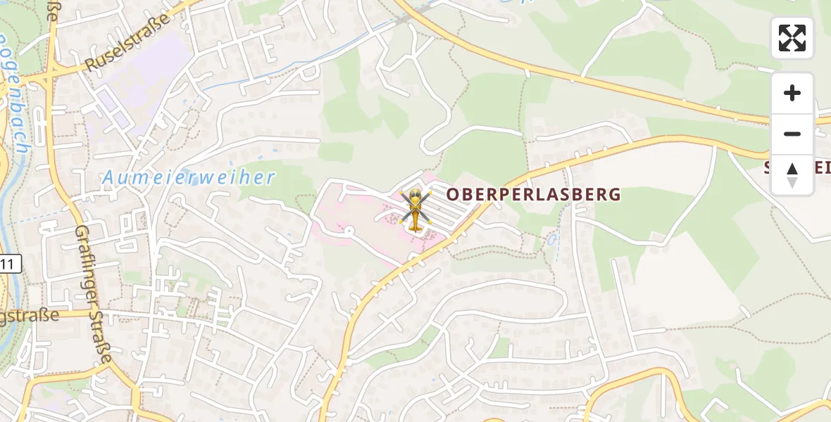 Flugroute Rettungshubschrauber Deggendorf - Deggendorf, 13 April 2026, 18:53
