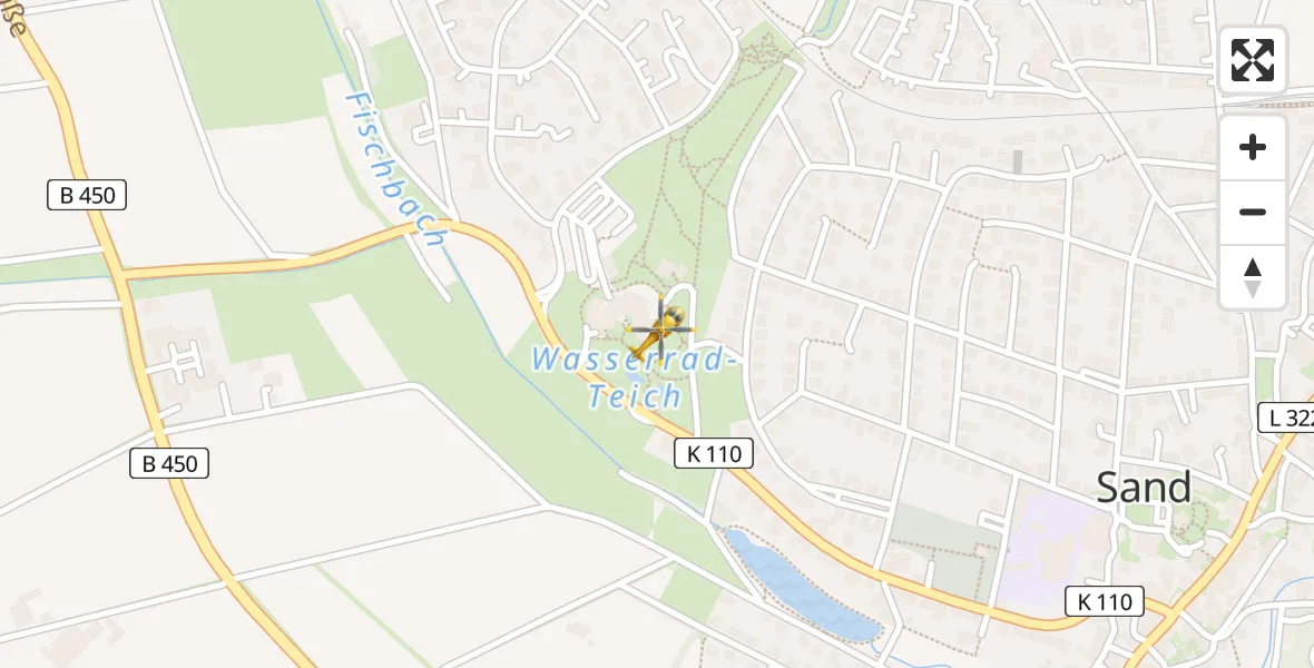 Flugroute Rettungshubschrauber Bad Emstal - Bad Emstal, 14 April 2026, 08:23