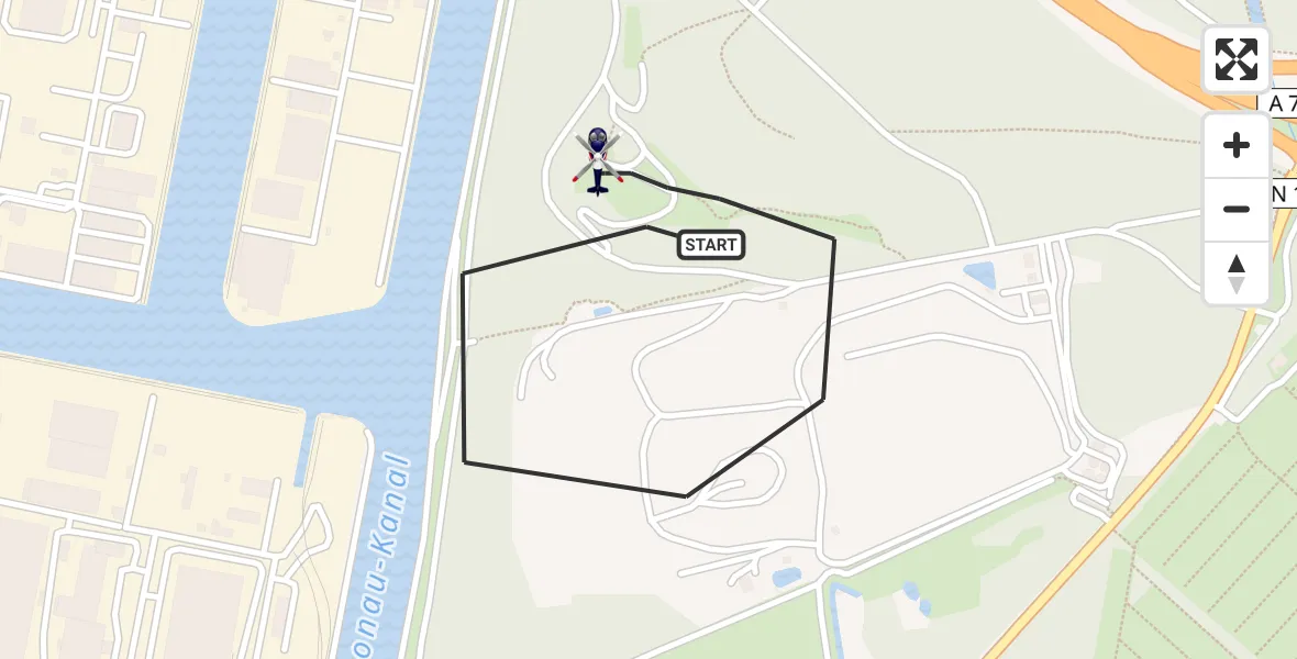 Flugroute Polizeihubschrauber Nürnberg - Nürnberg, 14 April 2026, 10:17