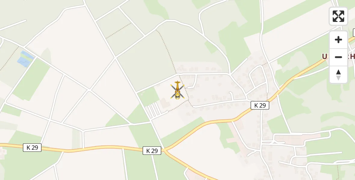 Flugroute Rettungshubschrauber Spabrücken - Spabrücken, 14 April 2026, 10:52