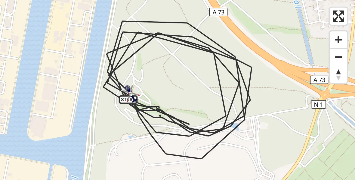 Flugroute Polizeihubschrauber Nürnberg - Nürnberg, 14 April 2026, 11:13