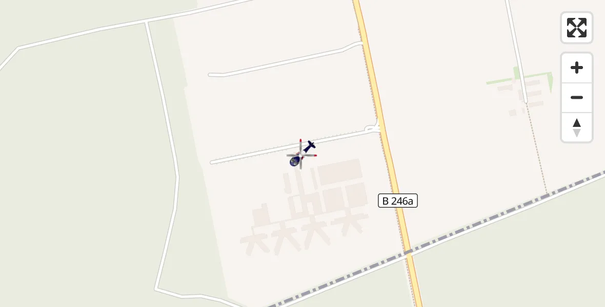 Flugroute Polizeihubschrauber Burg - Burg, 14 April 2026, 12:09