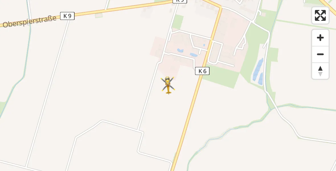 Flugroute Rettungshubschrauber Sondershausen - Sondershausen, 14 April 2026, 13:21