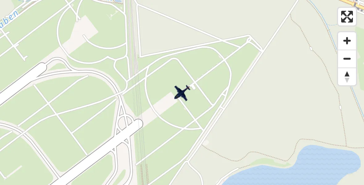 Flugroute Polizeiflugzeug Düsseldorf Flughafen - Düsseldorf Flughafen, 14 April 2026, 15:43