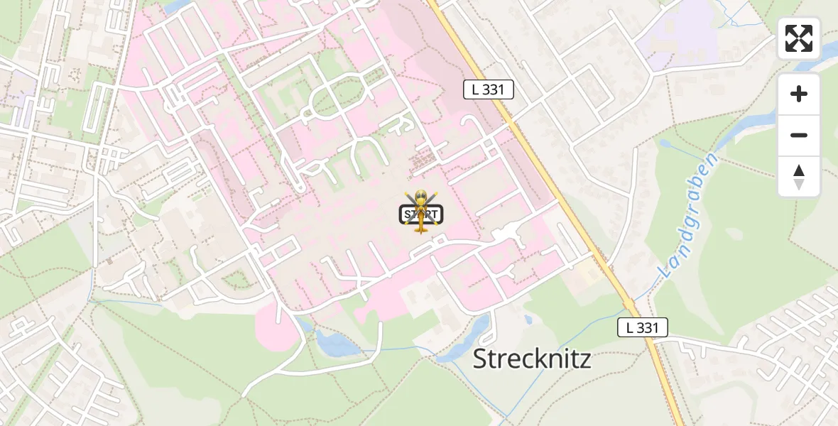Flugroute Rettungshubschrauber Lübeck - Lübeck, 14 April 2026, 17:39