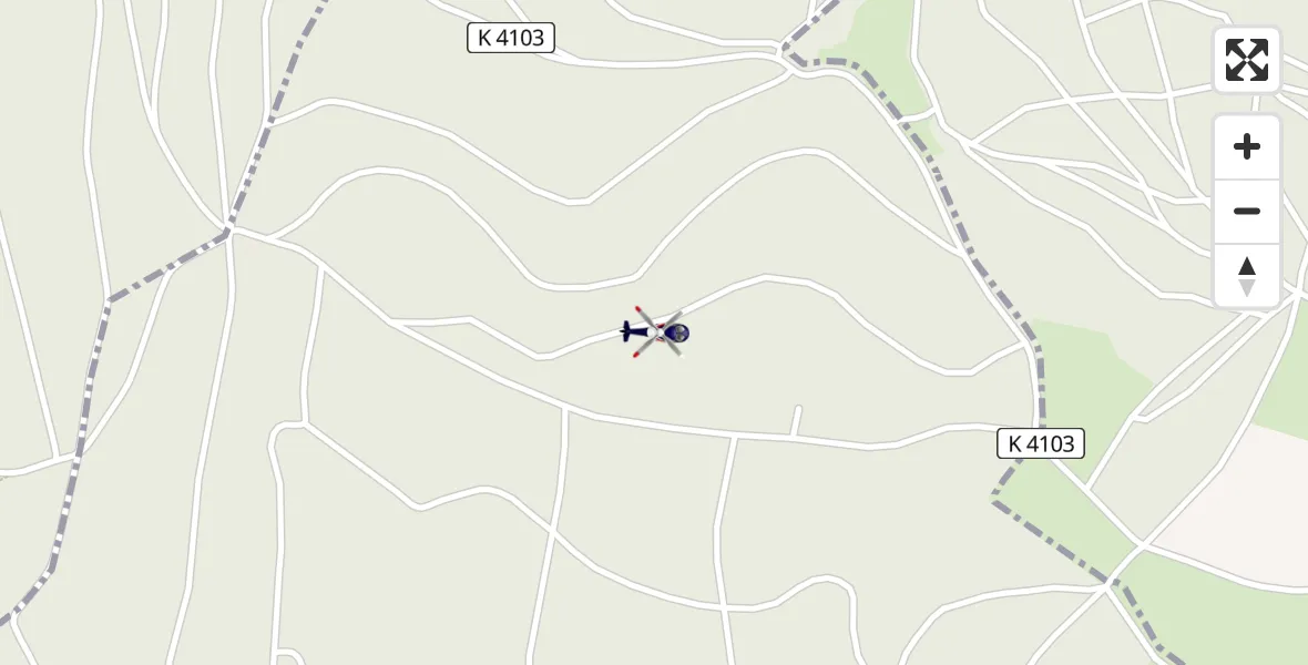 Flugroute Polizeihubschrauber Lobbach - Lobbach, 14 April 2026, 19:49