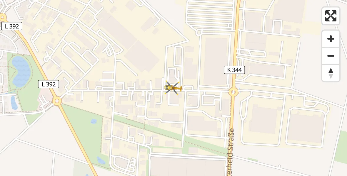 Flugroute Rettungshubschrauber Wunstorf - Wunstorf, 15 April 2026, 05:59