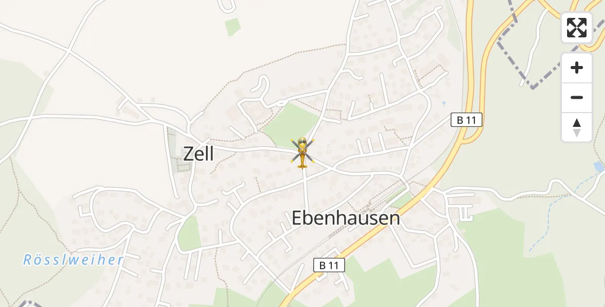 Flugroute Rettungshubschrauber Schäftlarn - Schäftlarn, 15 April 2026, 06:29