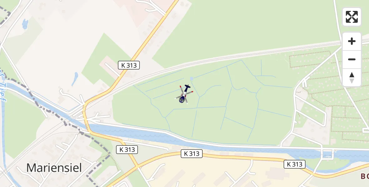 Flugroute Polizeihubschrauber Wilhelmshaven - Wilhelmshaven, 15 April 2026, 07:40