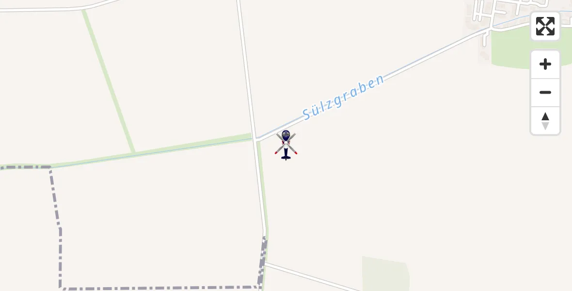 Flugroute Polizeihubschrauber Sülzetal - Sülzetal, 15 April 2026, 09:02