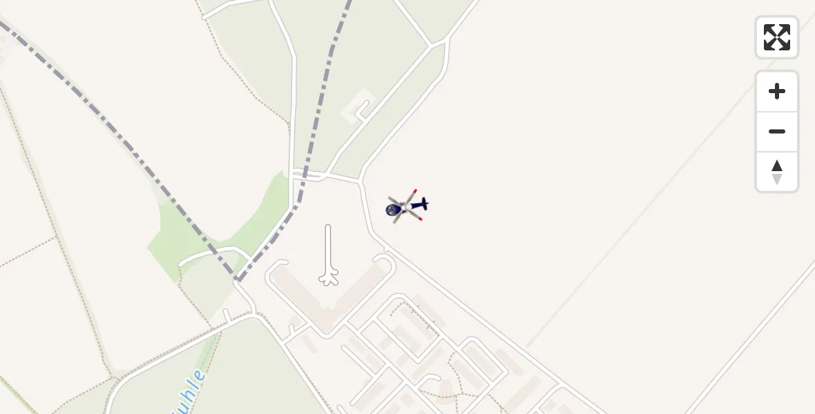 Flugroute Polizeihubschrauber Ahrensfelde Hubschrauberlandeplatz - Ahrensfelde Hubschrauberlandeplatz, 15 April 2026, 11:03