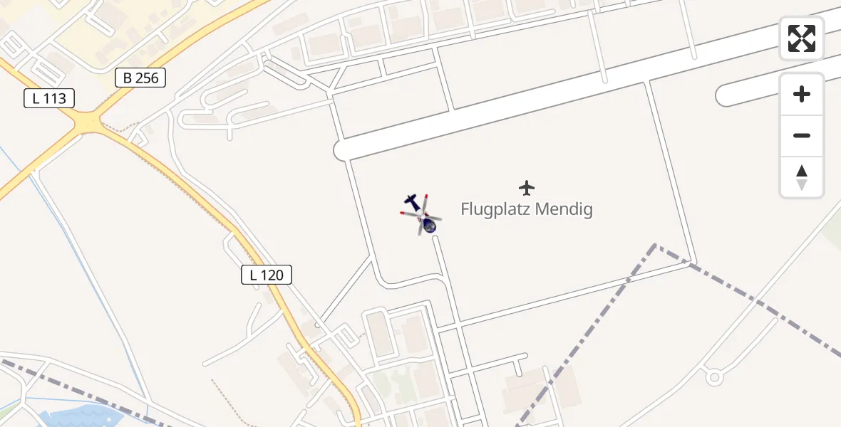 Flugroute Polizeihubschrauber Mendig - Mendig, 15 April 2026, 11:39