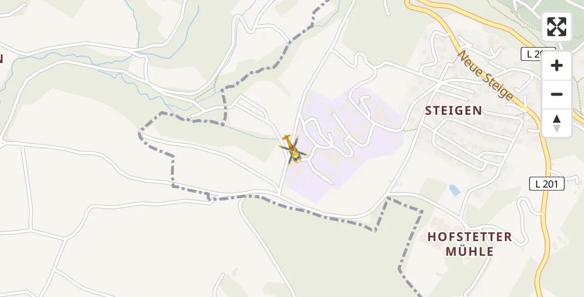 Flugroute Rettungshubschrauber Heiligenberg - Heiligenberg, 15 April 2026, 12:15