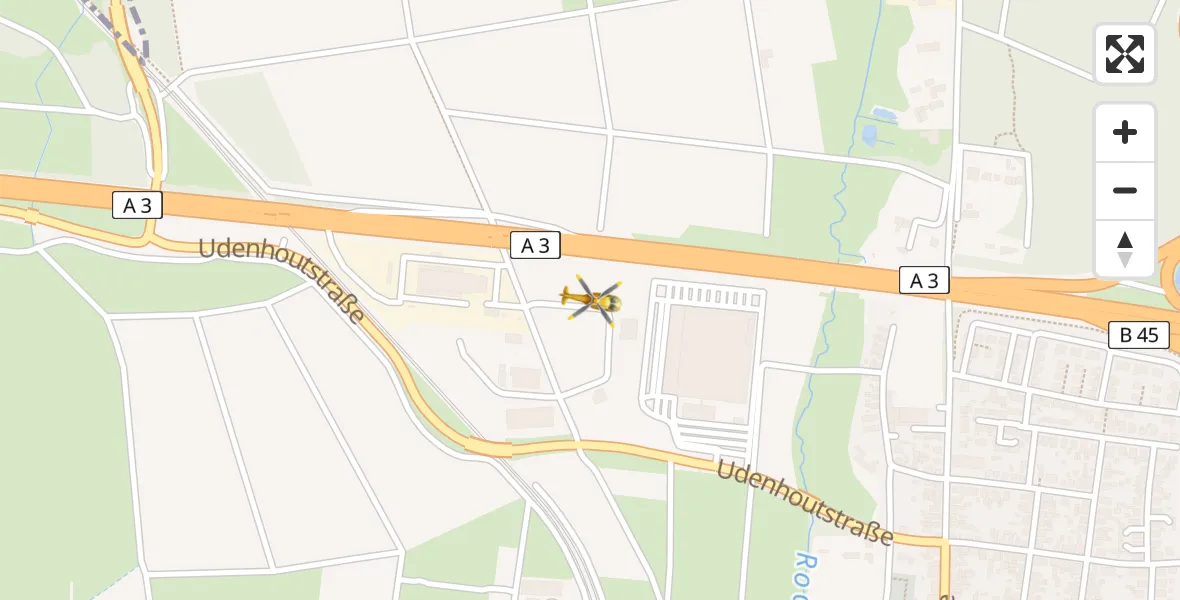 Flugroute Rettungshubschrauber Rodgau - Rodgau, 15 April 2026, 12:56