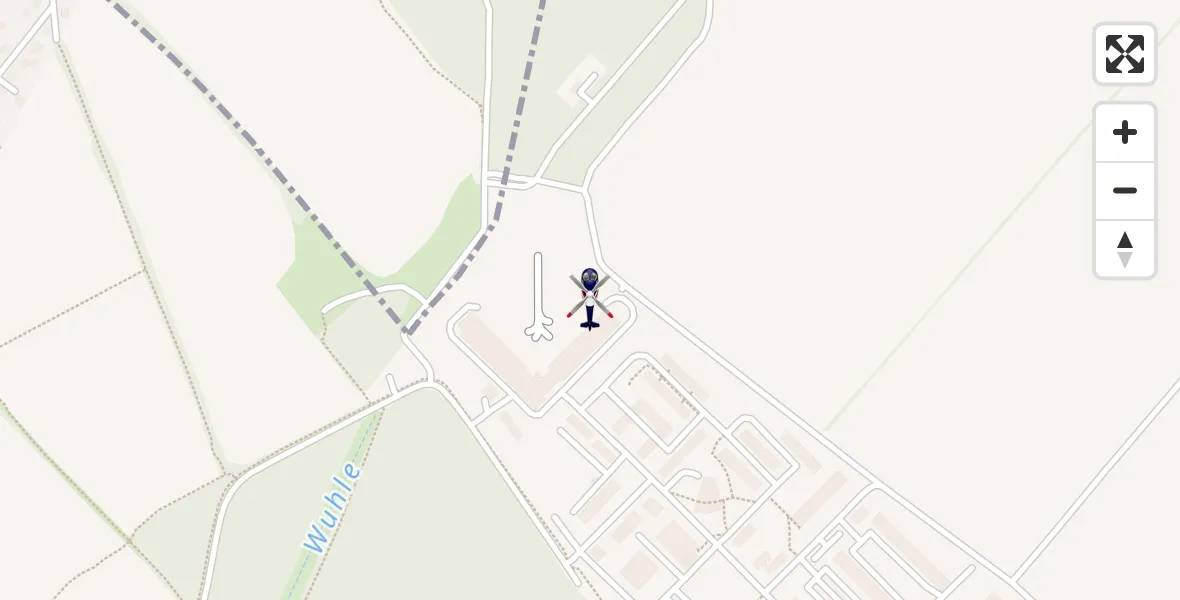 Flugroute Polizeihubschrauber Ahrensfelde Hubschrauberlandeplatz - Ahrensfelde Hubschrauberlandeplatz, 15 April 2026, 13:04