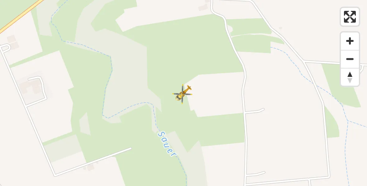 Flugroute Rettungshubschrauber Lichtenau - Lichtenau, 15 April 2026, 15:06