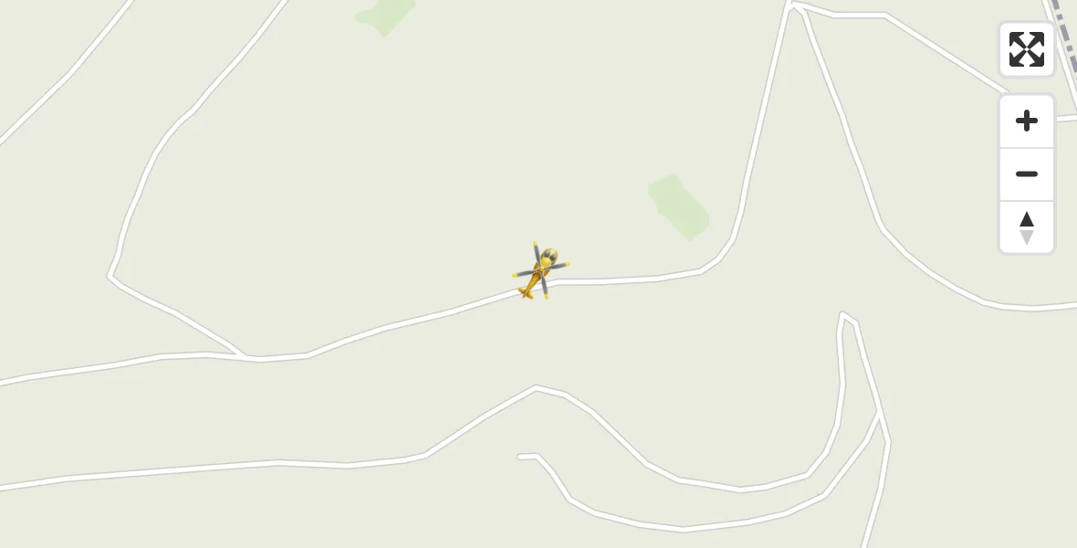 Flugroute Rettungshubschrauber Forst Aura - Forst Aura, 15 April 2026, 15:18