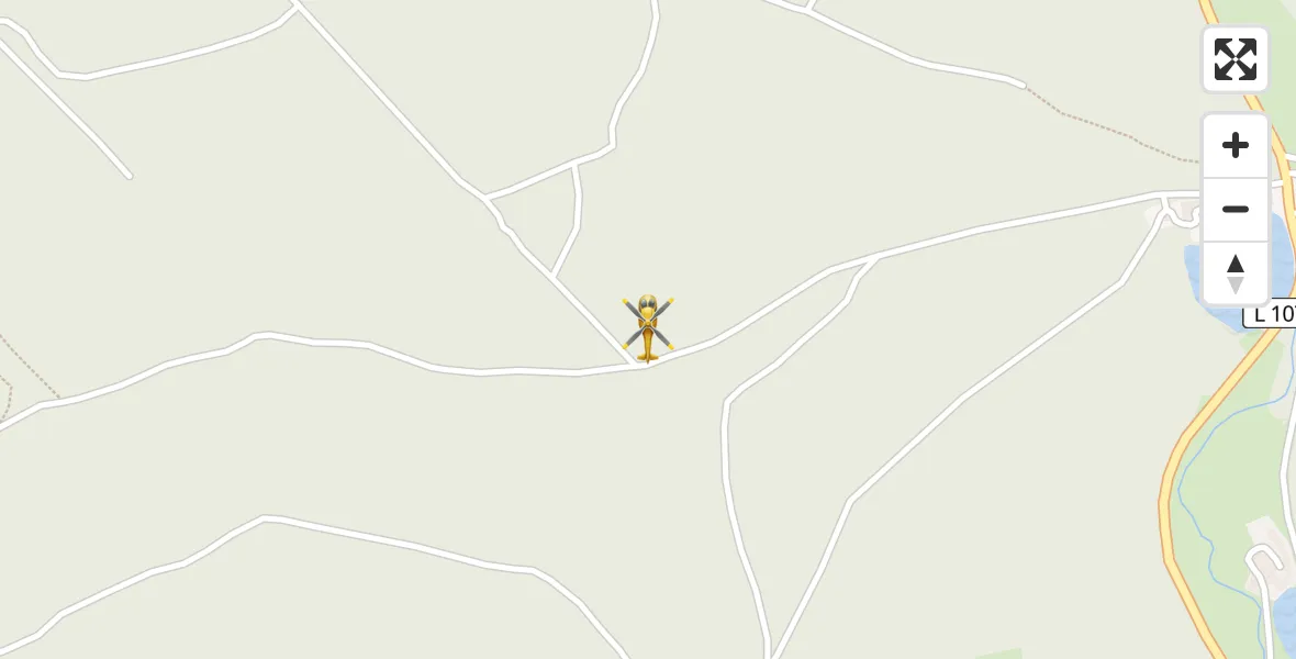 Flugroute Rettungshubschrauber Trockenborn-Wolfersdorf - Trockenborn-Wolfersdorf, 15 April 2026, 16:34