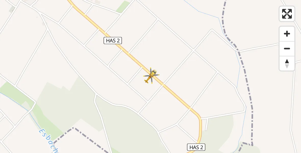 Flugroute Rettungshubschrauber Gädheim - Gädheim, 15 April 2026, 17:12