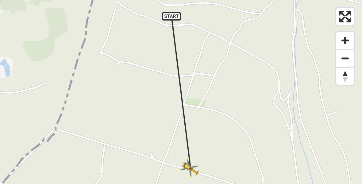Flugroute Rettungshubschrauber Gräfendorf - Gräfendorf, 15 April 2026, 18:29
