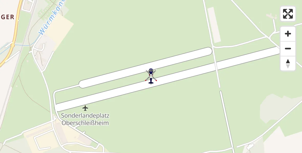 Flugroute Polizeihubschrauber Schleissheim Flugplatz - Schleissheim Flugplatz, 15 April 2026, 18:29