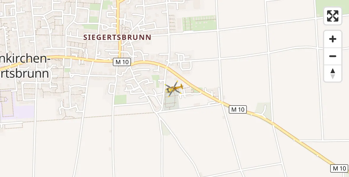 Flugroute Rettungshubschrauber Höhenkirchen-Siegertsbrunn - Höhenkirchen-Siegertsbrunn, 15 April 2026, 21:54