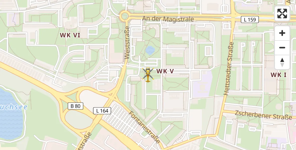 Flugroute Ambulanzhubschrauber Halle (Saale) - Halle (Saale), 16 April 2026, 04:57