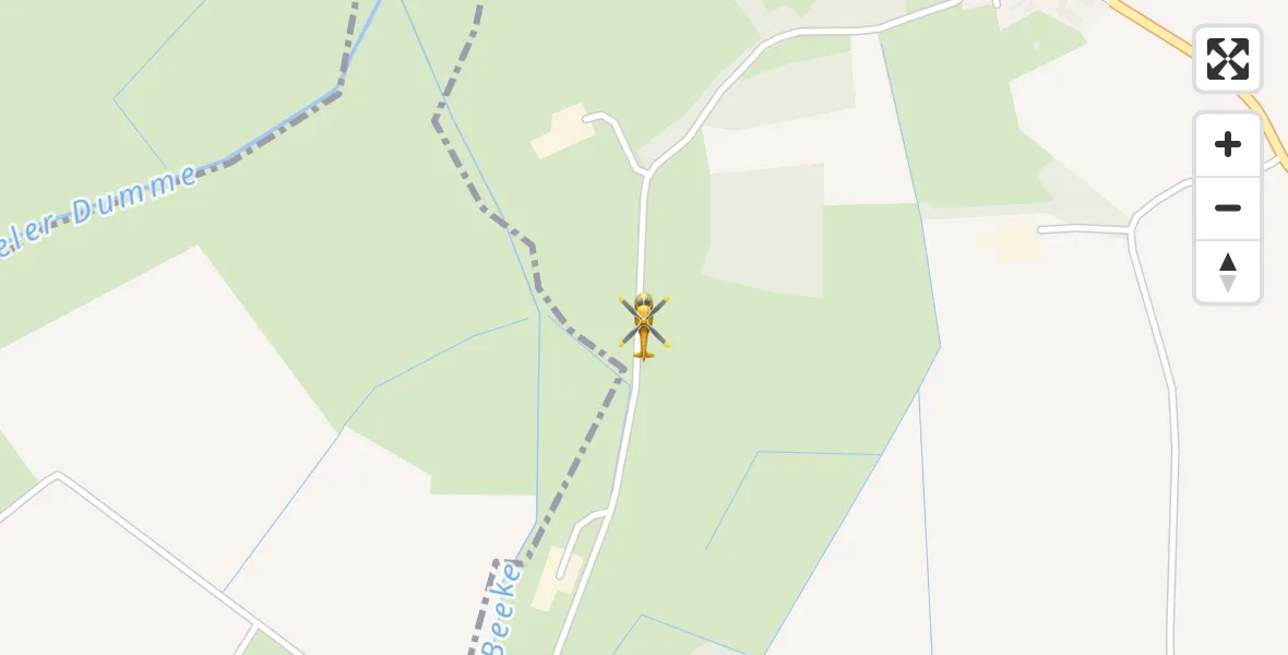 Flugroute Rettungshubschrauber Salzwedel - Salzwedel, 16 April 2026, 07:29