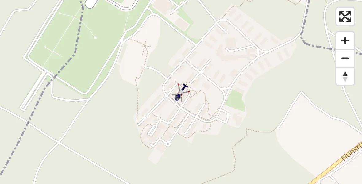Flugroute Polizeihubschrauber Büchenbeuren - Büchenbeuren, 16 April 2026, 08:41