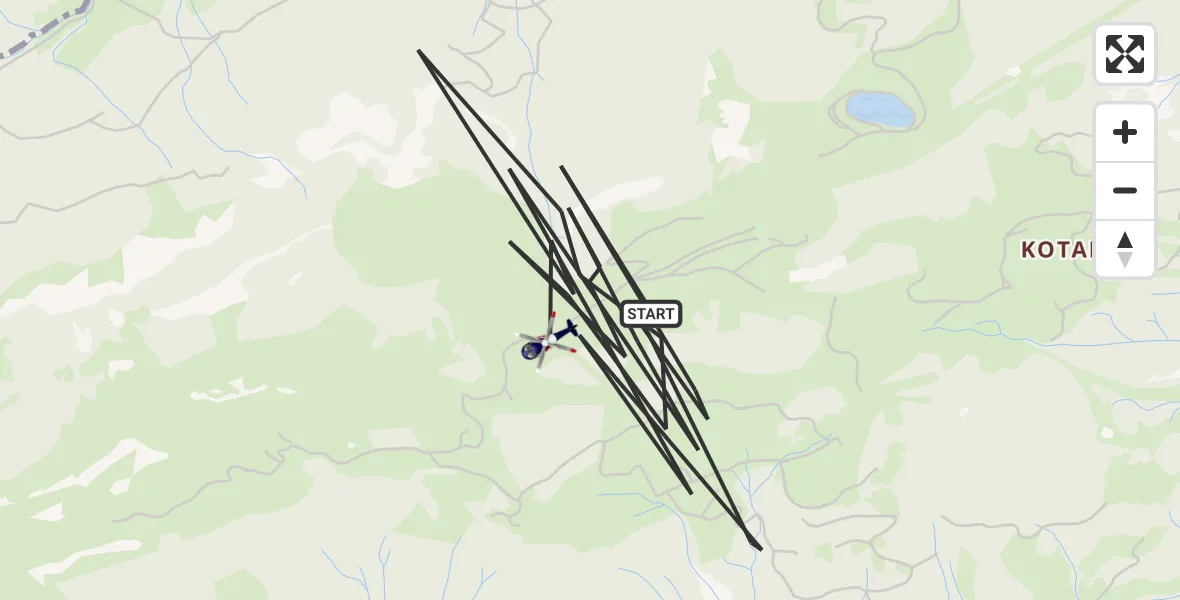 Flugroute Polizeihubschrauber Lenggries - Lenggries, 16 April 2026, 08:48