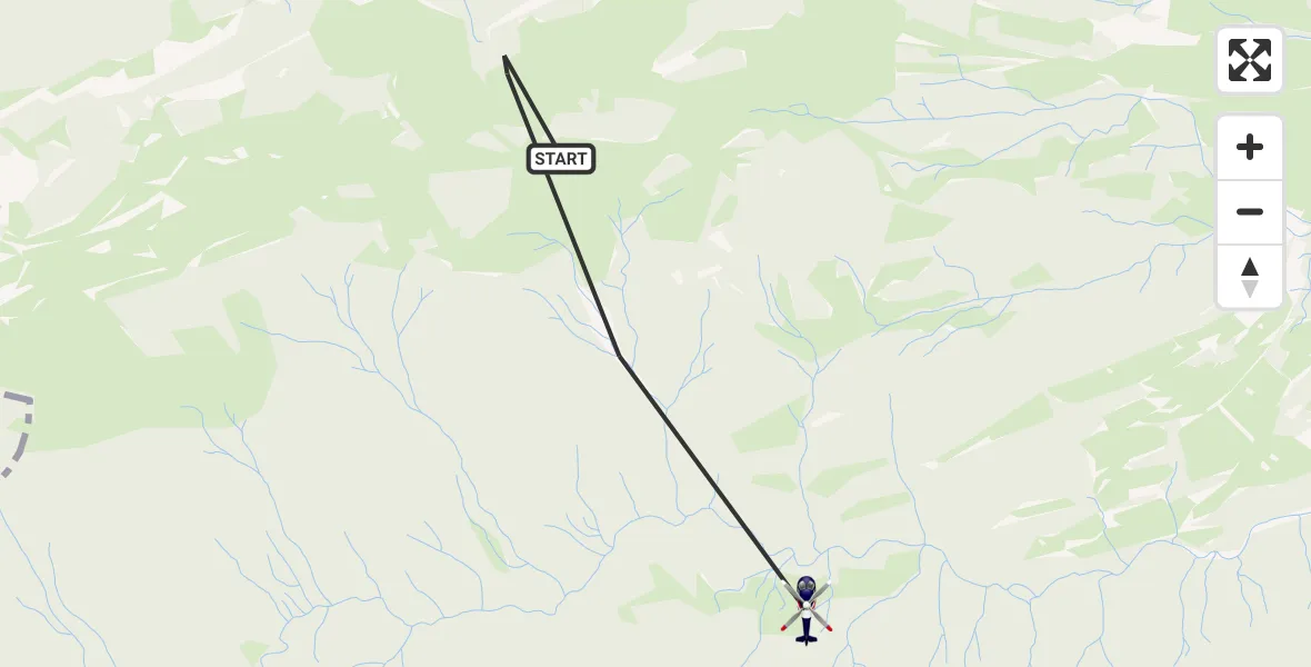 Flugroute Polizeihubschrauber Lenggries - Lenggries, 16 April 2026, 08:58