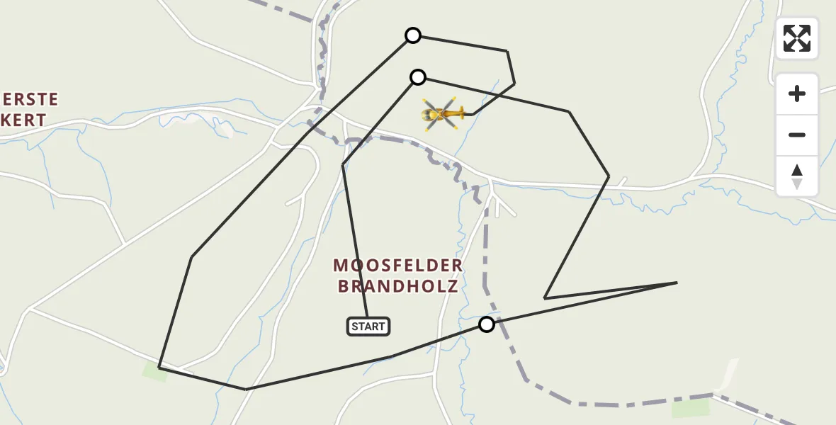 Flugroute Ambulanzhubschrauber Arnsberg - Möhnesee, 16 April 2026, 09:16